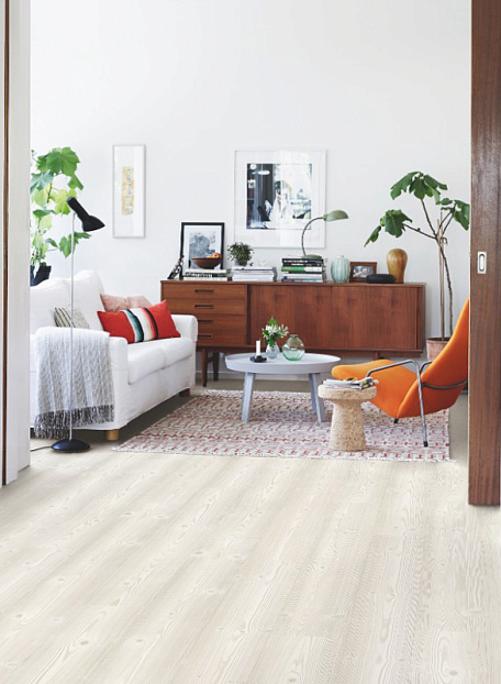 Кварц-винил (LVT) Pergo OPTIMUM CLICK  Скандинавская Белая Сосна