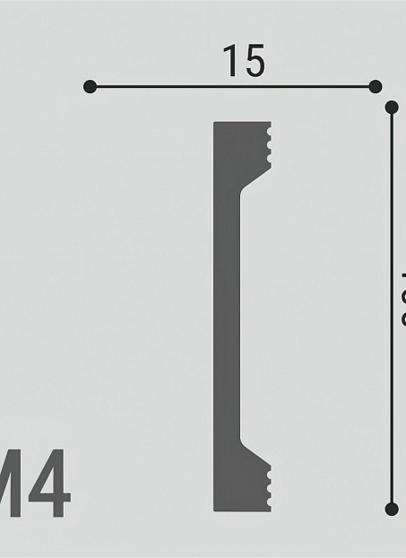 Молдинг Де-Багет М4