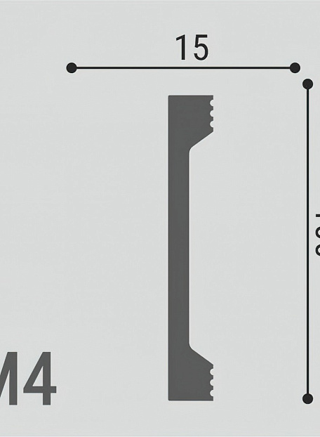 Молдинг Де-Багет М4