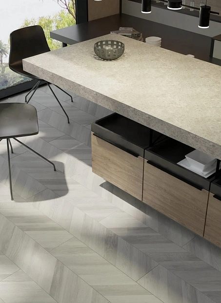 Ламинат Egger PRO Large 8-33 Елка Дуб Кестинкорт Пепел правая