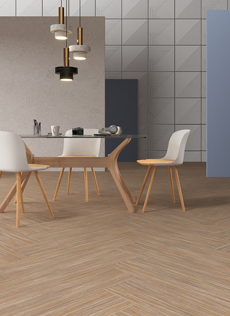 Линолеум модульный Marmoleum MODULAR LINES Compressed Time t5225 шириной м