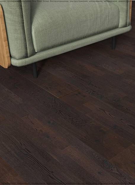 Паркетная доска Karelia MIDNIGHT  Oak Barrel Brown COUNTRY 3S LAC S.MAT