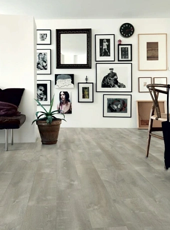 Кварц-винил (LVT) Pergo OPTIMUM CLICK Дуб Речной Серый