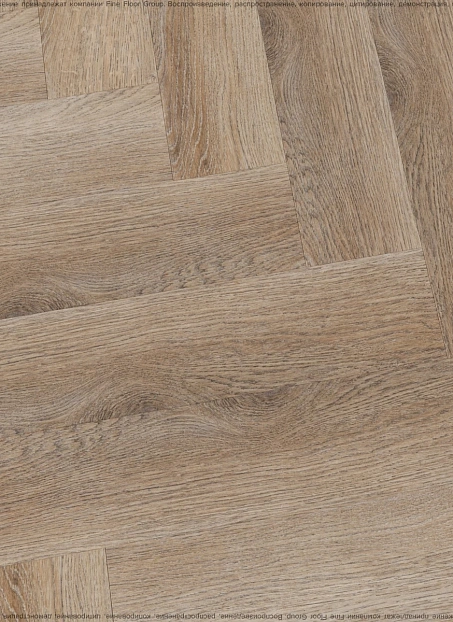 Виниловый ламинат (SPC) CronaFloor HERRINGBONE Дуб Монпелье сторона L/R - 50/50