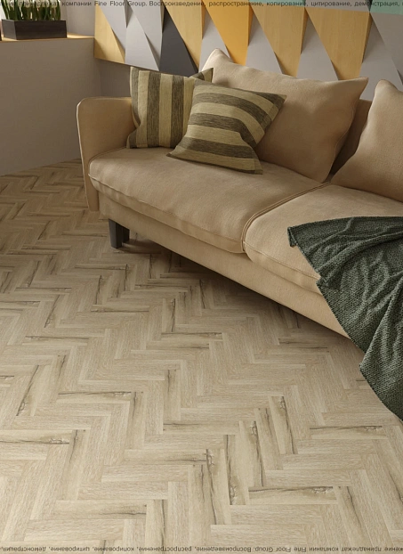 Кварц-винил (LVT) Fine Floor FF-RICH Craft Small Plank Дуб Мале