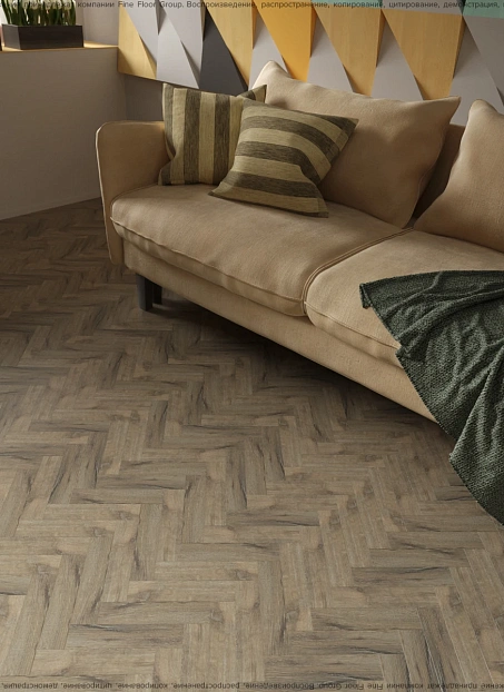 Кварц-винил (LVT) Fine Floor FF-RICH Craft Small Plank Дуб Девон