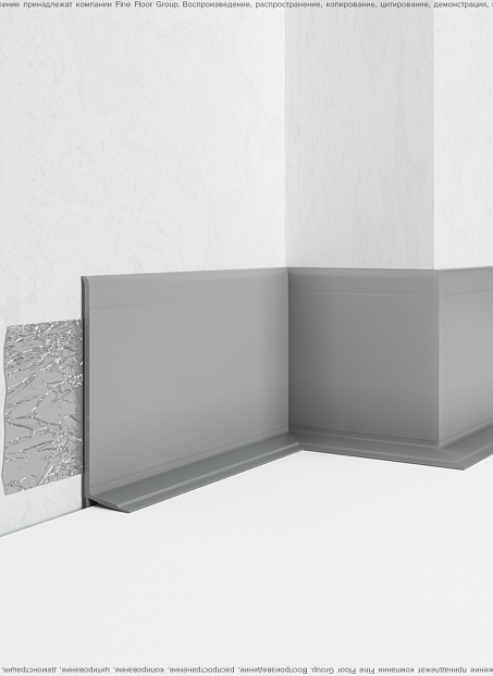 Плинтус напольный Dollken WLK50 Light Grey 0138