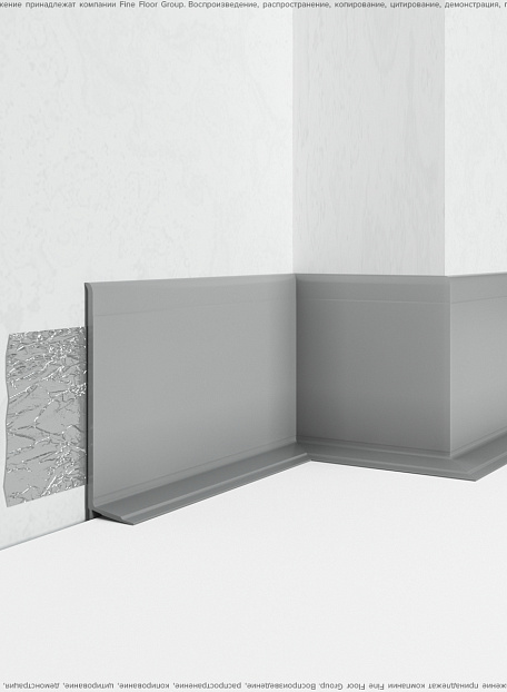 Плинтус напольный Dollken WLK50 Light Grey 0138