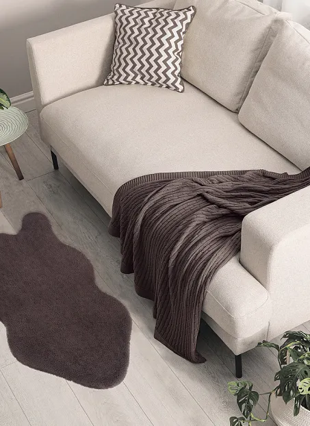 Коврик Shahintex ШКУРА Шиншилла 02