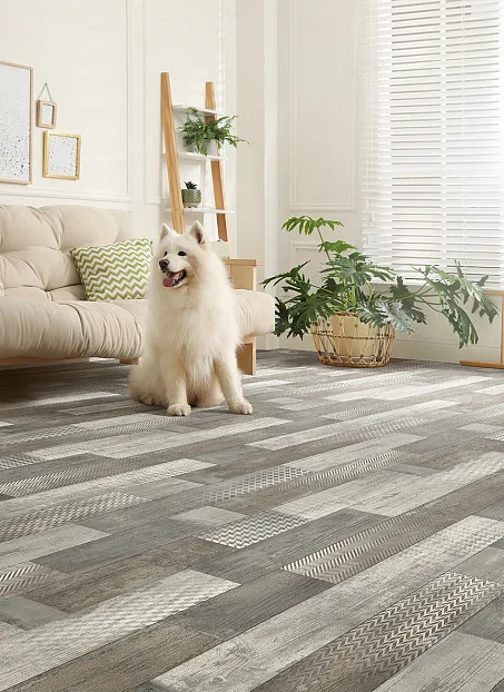 Линолеум рулонный IVC Home BINGO Stockholm 537 шириной 4 м
